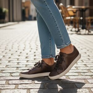 Unlisted by Kenneth Cole Brown Leather Sneakers — Men’s Size 8